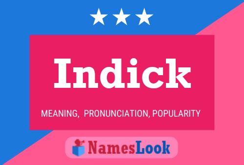 Indick Name Poster