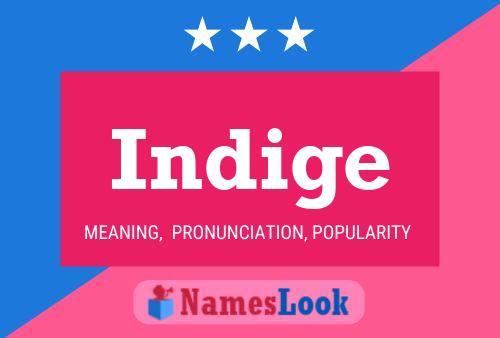 Indige Name Poster