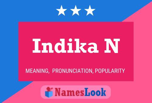 Indika N Name Poster