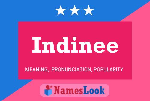 Indinee Name Poster