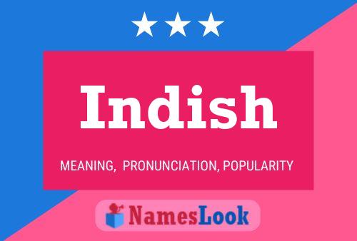 Indish Name Poster