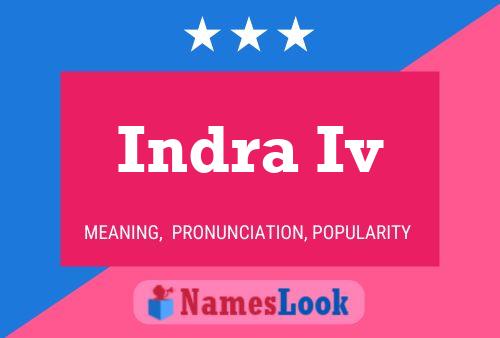 Indra Iv Name Poster