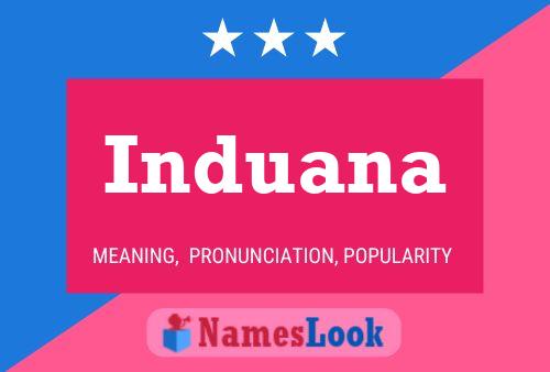 Induana Name Poster