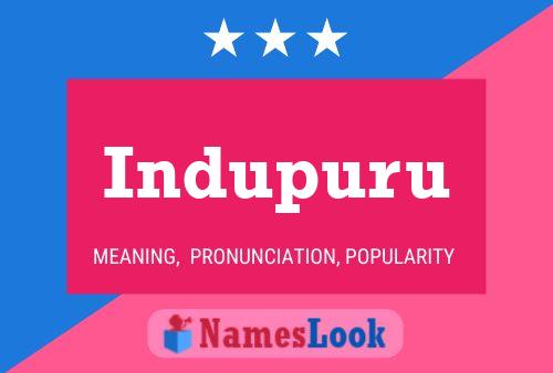 Indupuru Name Poster