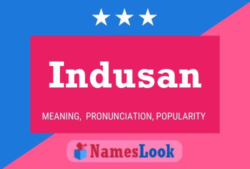 Indusan Name Poster