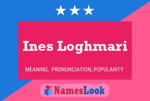 Ines Loghmari Name Poster