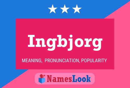 Ingbjorg Name Poster