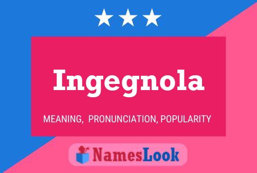 Ingegnola Name Poster