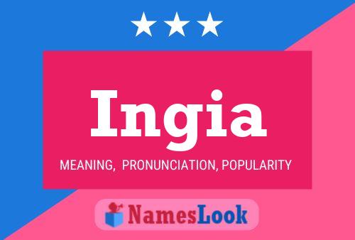 Ingia Name Poster