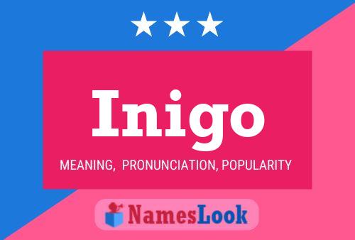 Inigo Name Poster