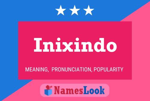 Inixindo Name Poster