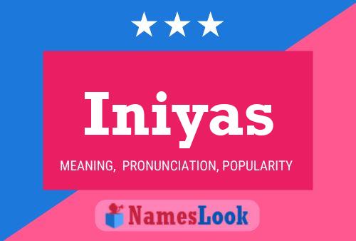 Iniyas Name Poster