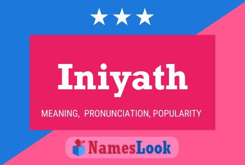 Iniyath Name Poster