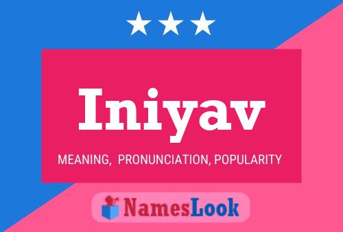 Iniyav Name Poster