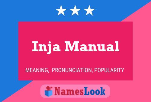 Inja Manual Name Poster