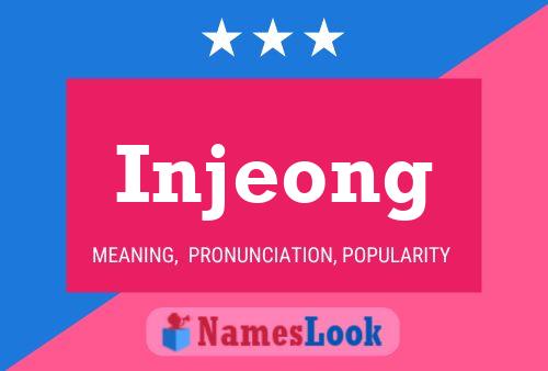 Injeong Name Poster