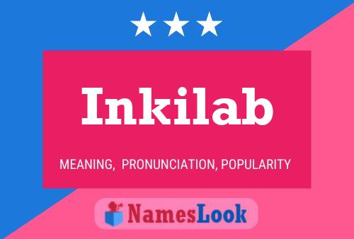 Inkilab Name Poster