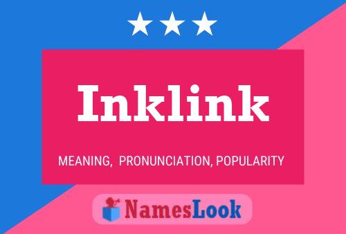 Inklink Name Poster