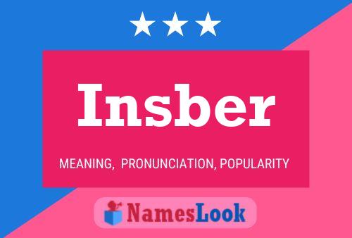 Insber Name Poster