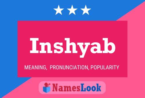 Inshyab Name Poster