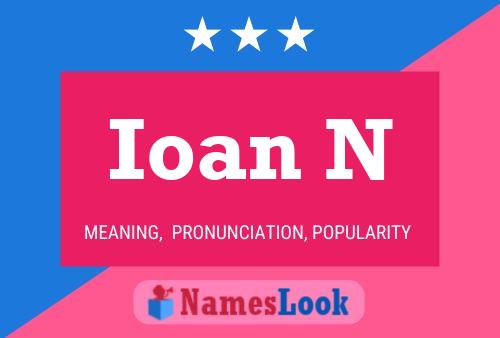 Ioan N Name Poster