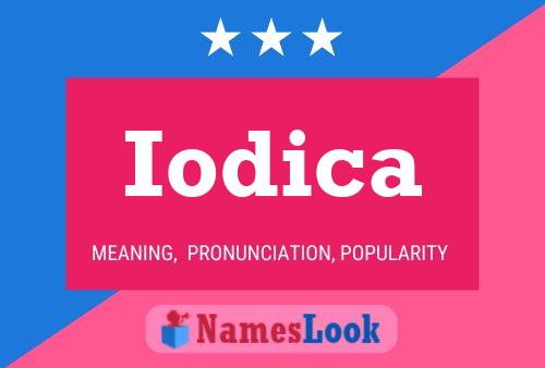 Iodica Name Poster