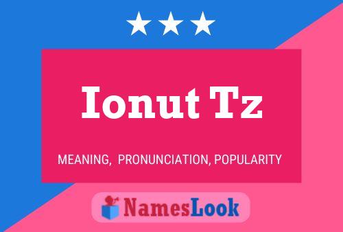 Ionut Tz Name Poster