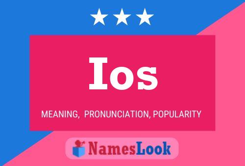 Ios Name Poster