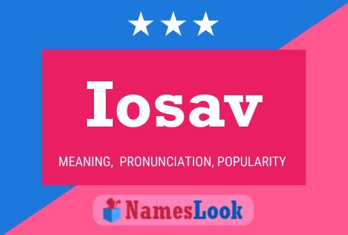 Iosav Name Poster