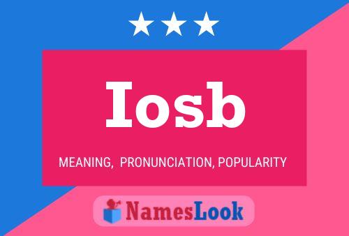 Iosb Name Poster