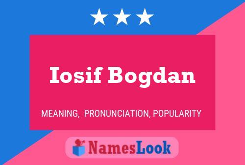 Iosif Bogdan Name Poster