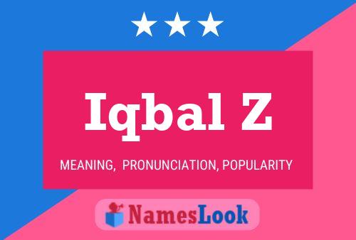 Iqbal Z Name Poster