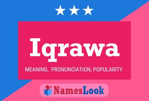 Iqrawa Name Poster