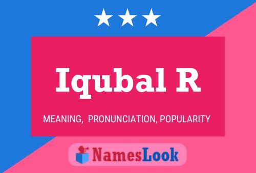 Iqubal R Name Poster