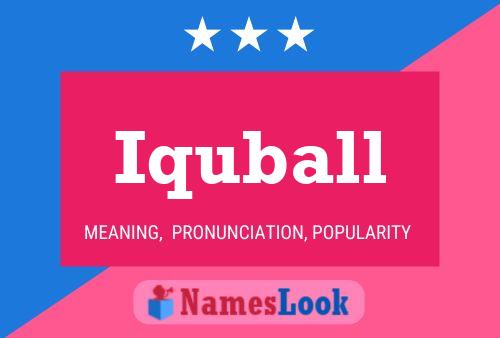 Iquball Name Poster