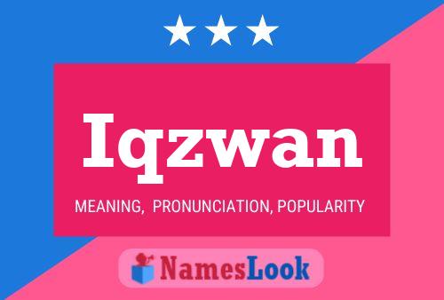 Iqzwan Name Poster