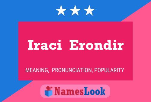 Iraci  Erondir Name Poster