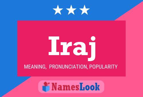 Iraj Name Poster