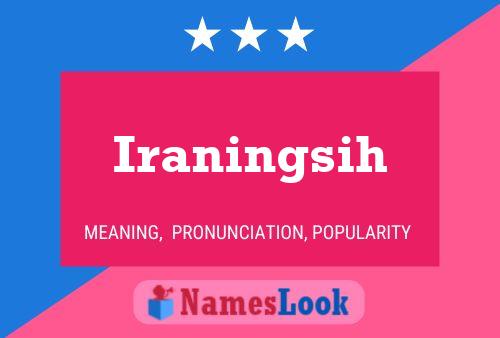 Iraningsih Name Poster