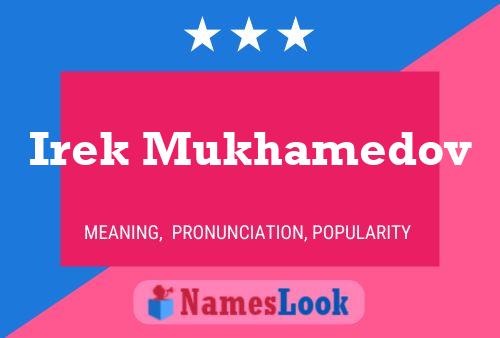 Irek Mukhamedov Name Poster