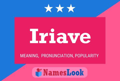 Iriave Name Poster