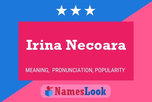 Irina Necoara Name Poster