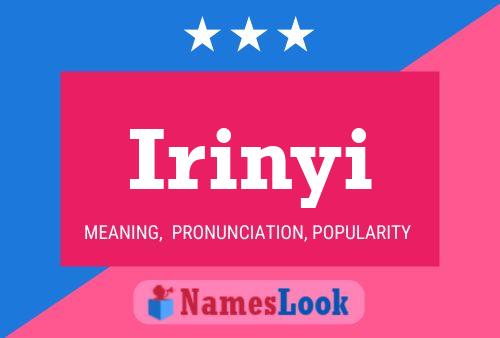 Irinyi Name Poster