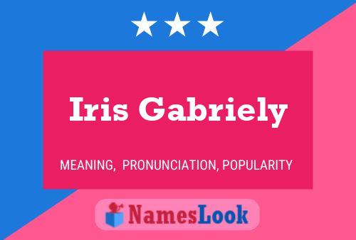 Iris Gabriely Name Poster