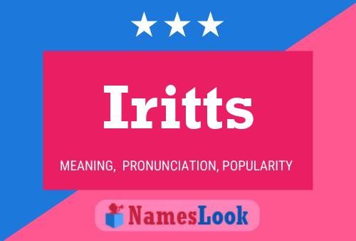 Iritts Name Poster