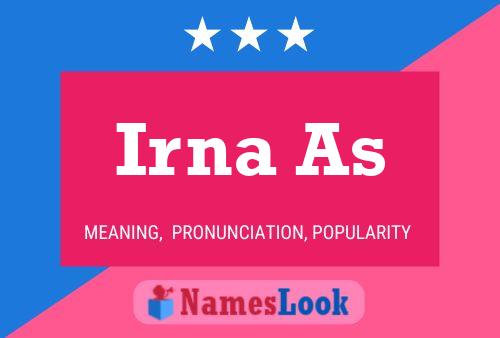 Irna As Name Poster