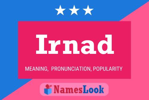 Irnad Name Poster