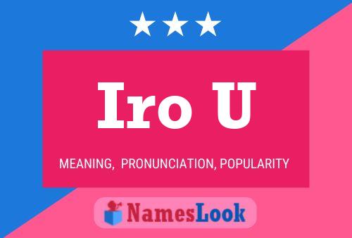 Iro U Name Poster