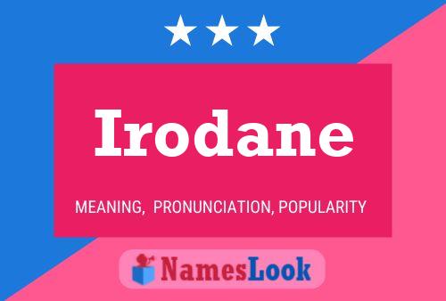 Irodane Name Poster