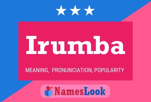 Irumba Name Poster